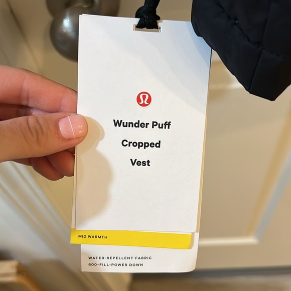 Lululemon wunder puff cropped vest size 2 NWT - Picture 6 of 7